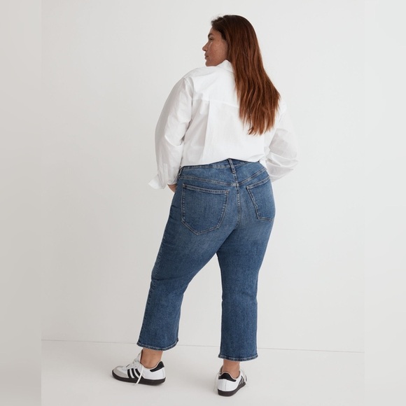 NWT Madewell Plus Cali Demi-Boot Jeans in Glenside Wash - Picture 4 of 11